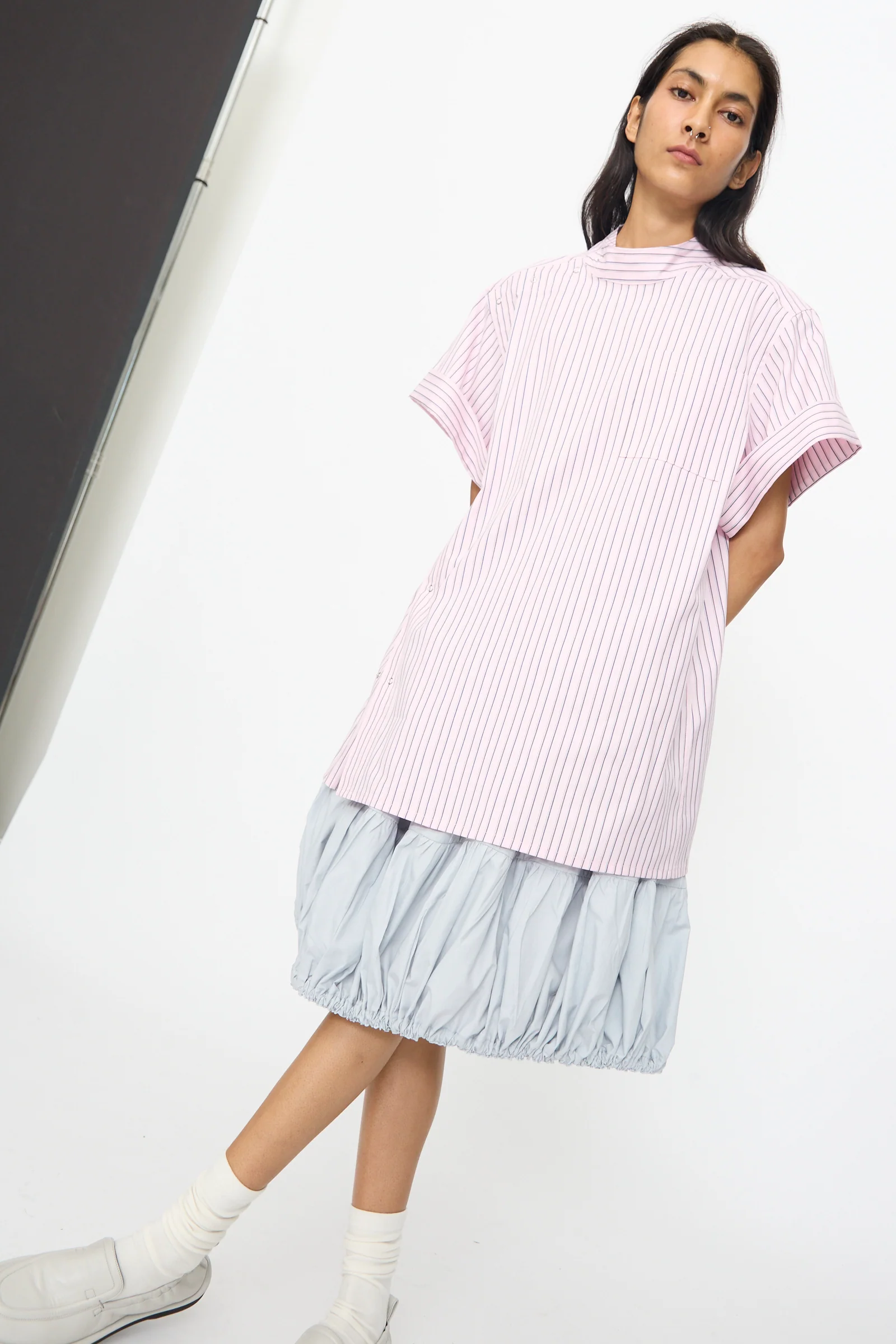 Stripe Cotton Wish Top in Blushline - Image 4