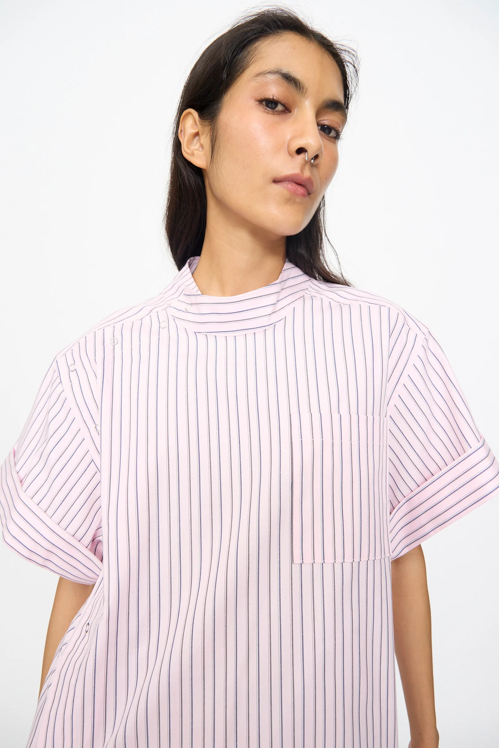 Stripe Cotton Wish Top in Blushline - Image 5