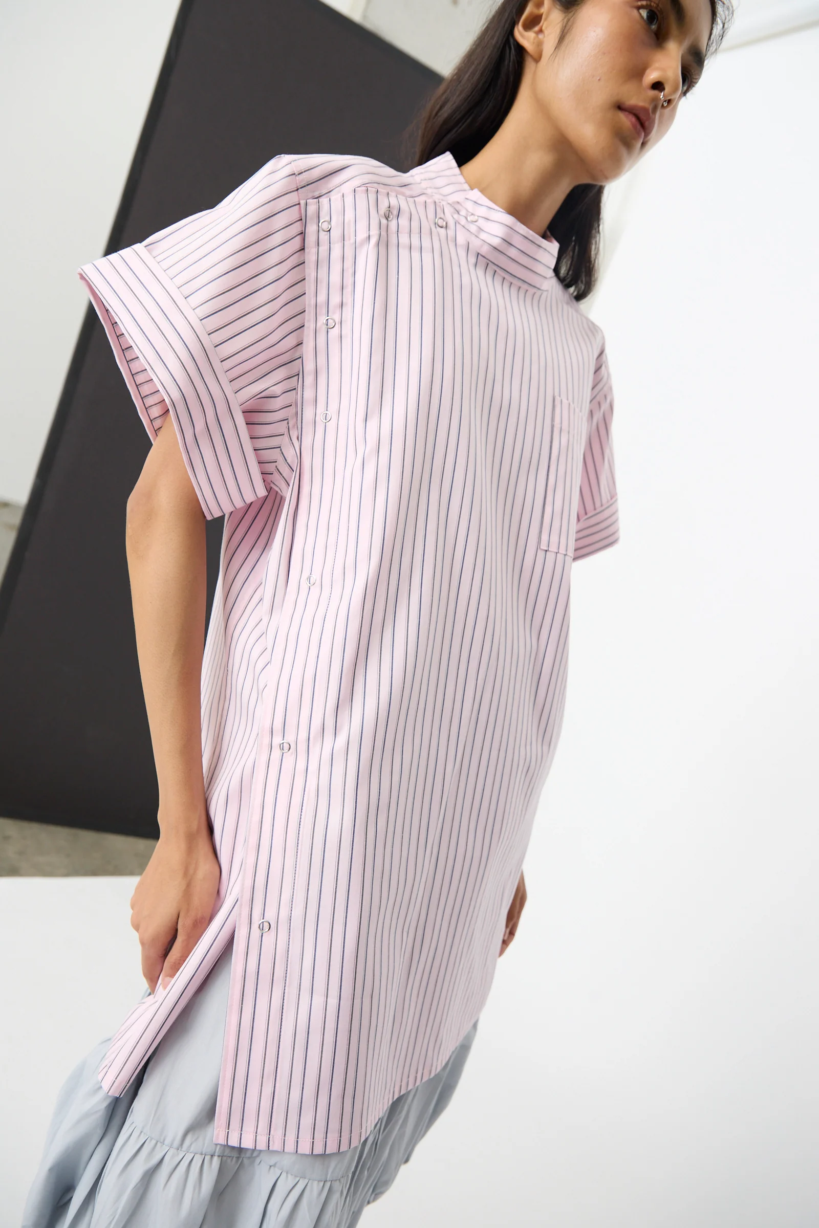 Stripe Cotton Wish Top in Blushline - Image 6