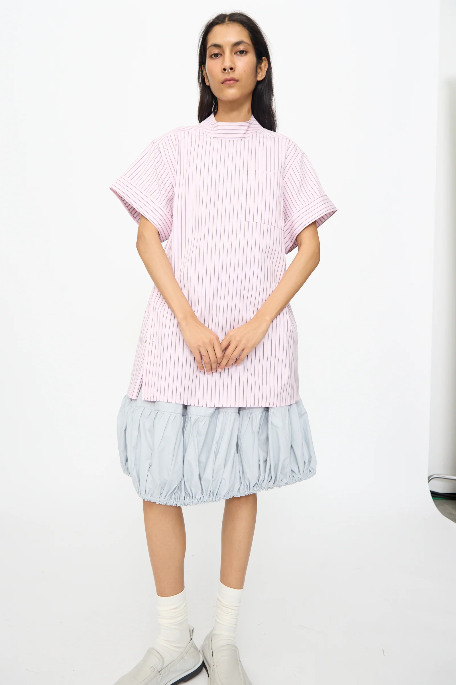 Stripe Cotton Wish Top in Blushline - Image 7
