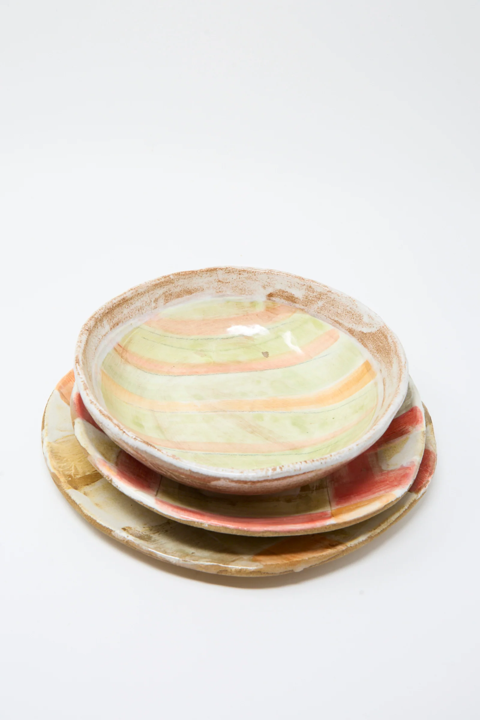 Serving Bowl in Stripes - Image 3