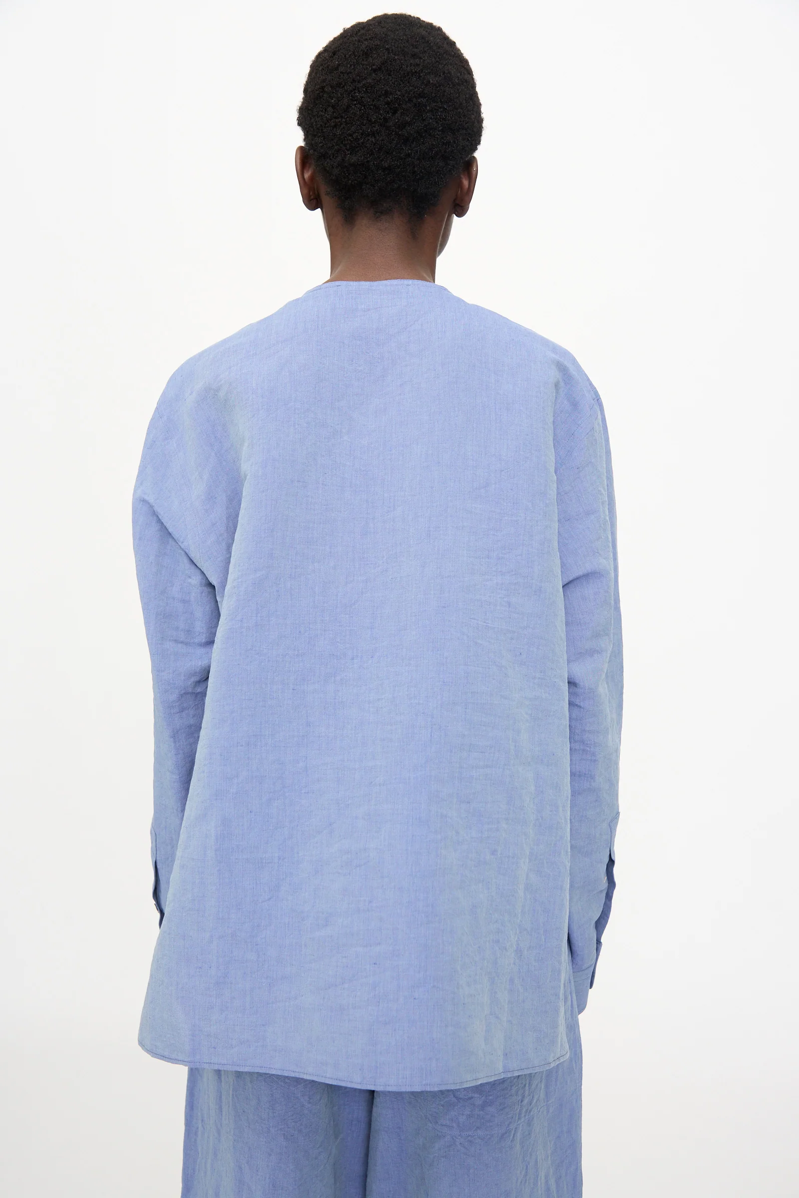 Barel Crewneck in Blue Jeans - Image 6