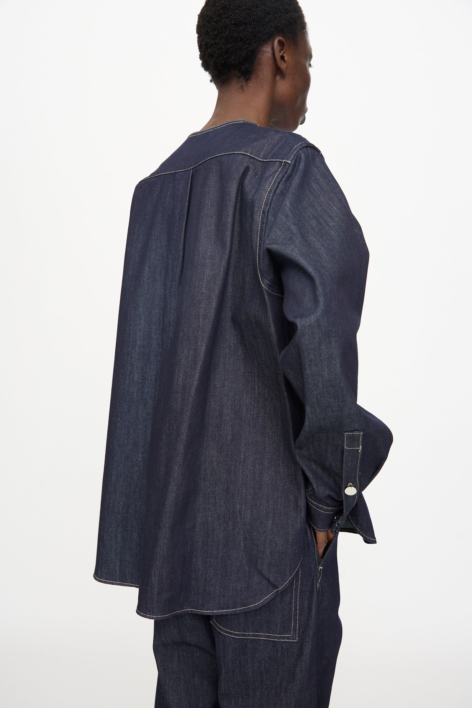 Barna Shirt in Midnight - Image 8