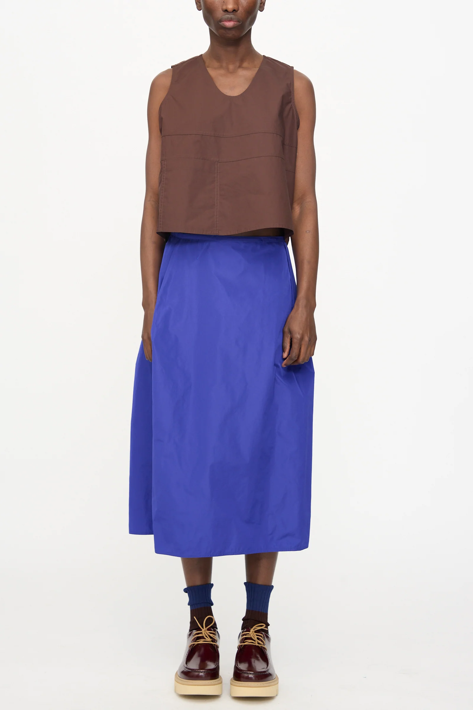 Brambel Tank Shirt in Cacao - Image 2