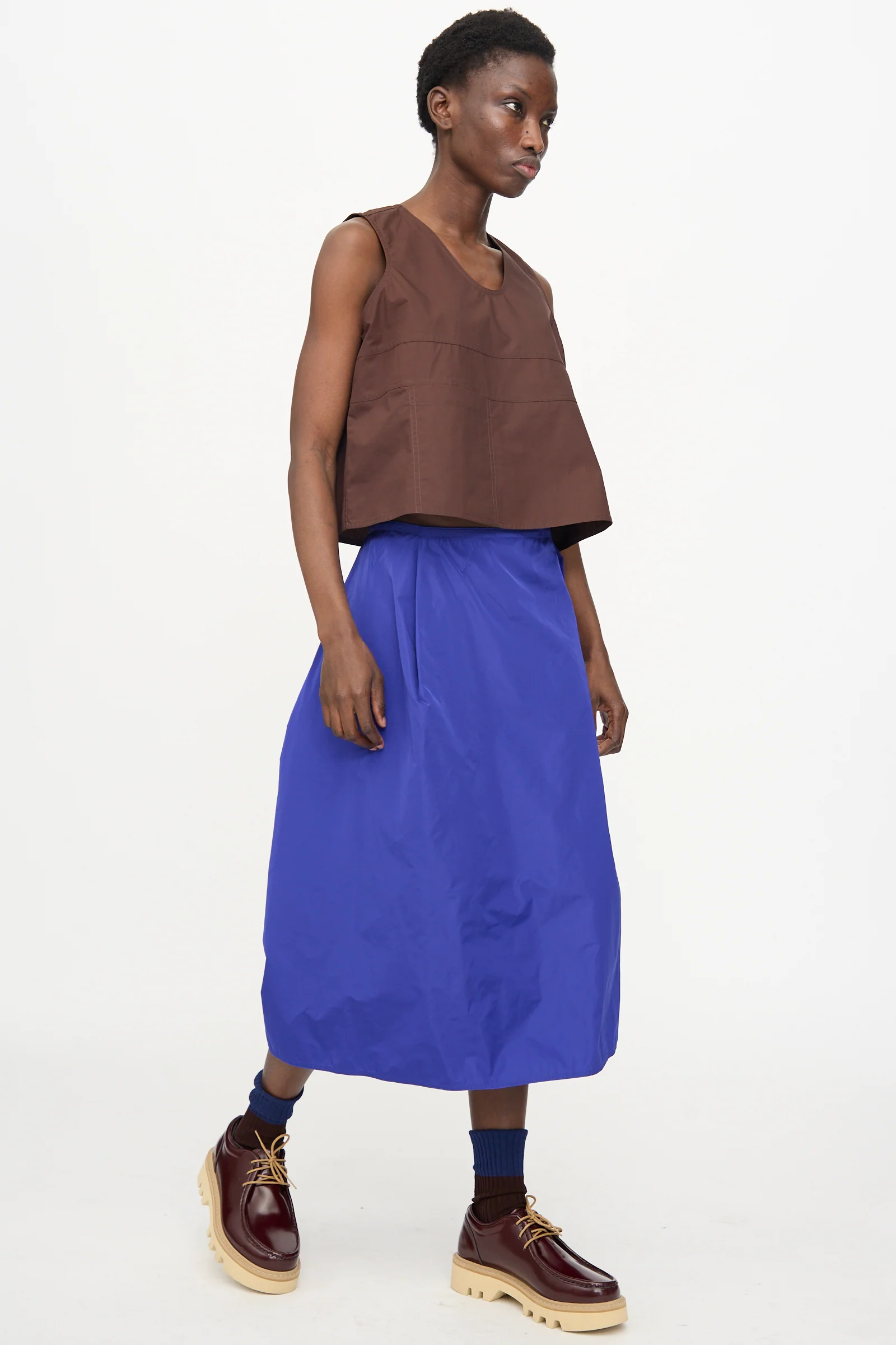 Brambel Tank Shirt in Cacao - Image 5