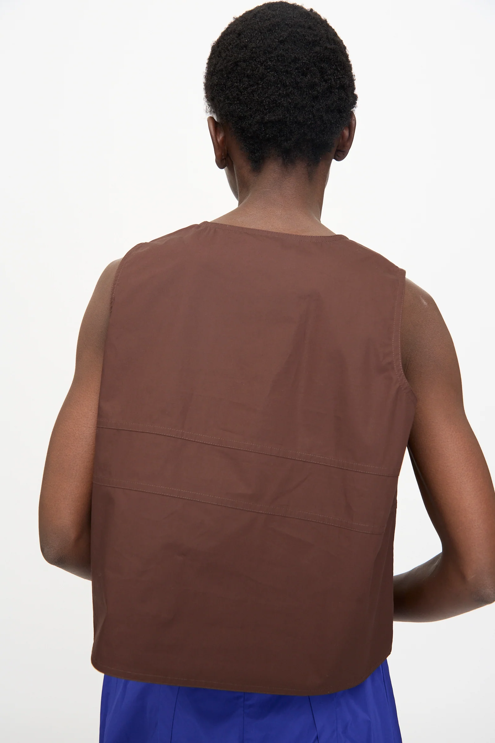 Brambel Tank Shirt in Cacao - Image 6