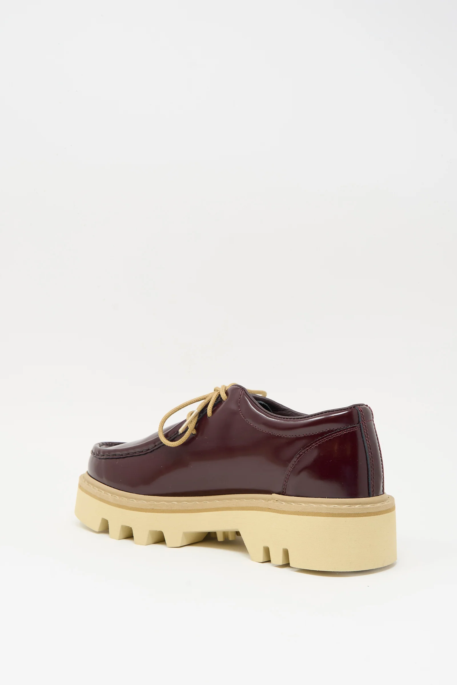 Falcone Wallabee Shoe in Mahogany - Image 3