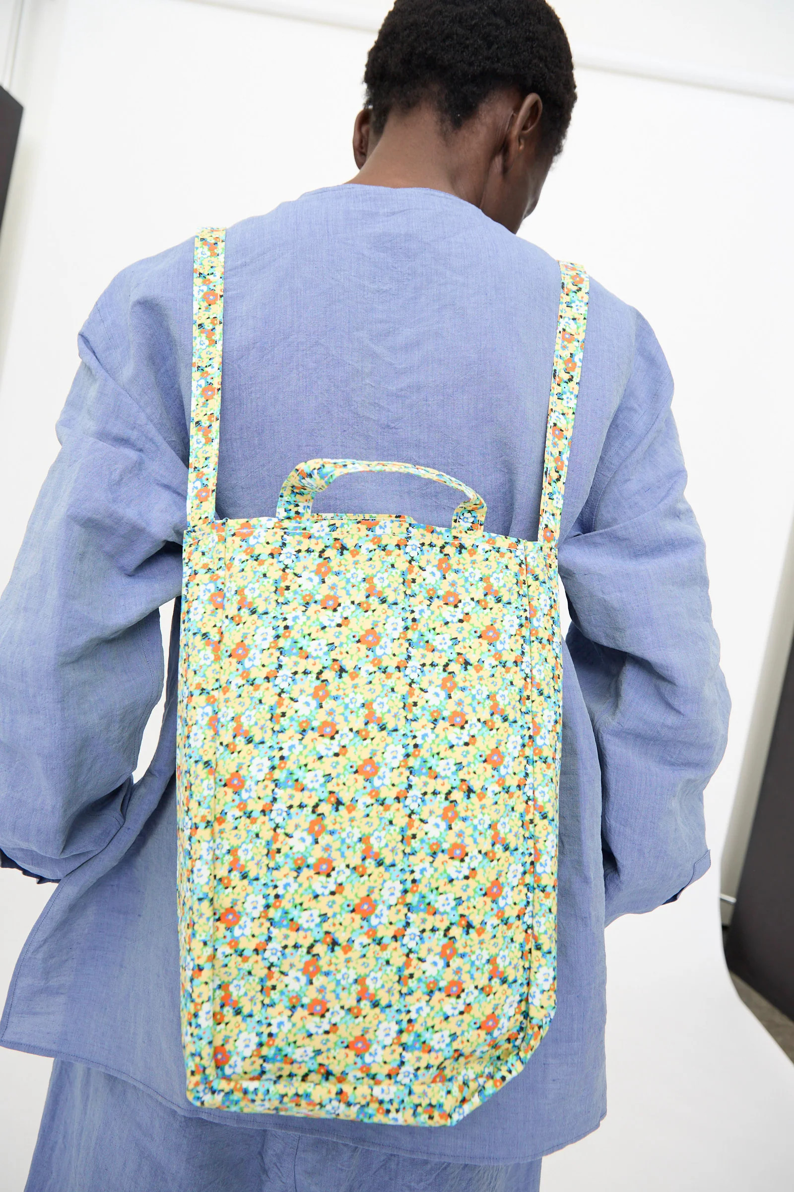 Medium Easy Bag in Flower Green - Image 3