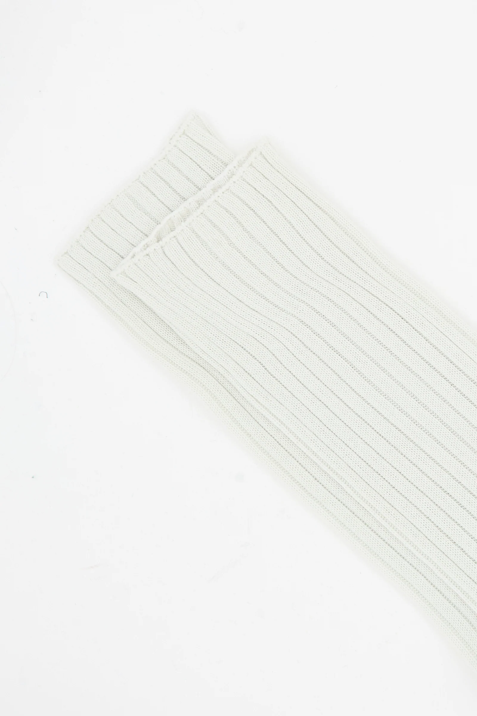 Ribbed Friday Socks in Mastic and Peanut - Image 2
