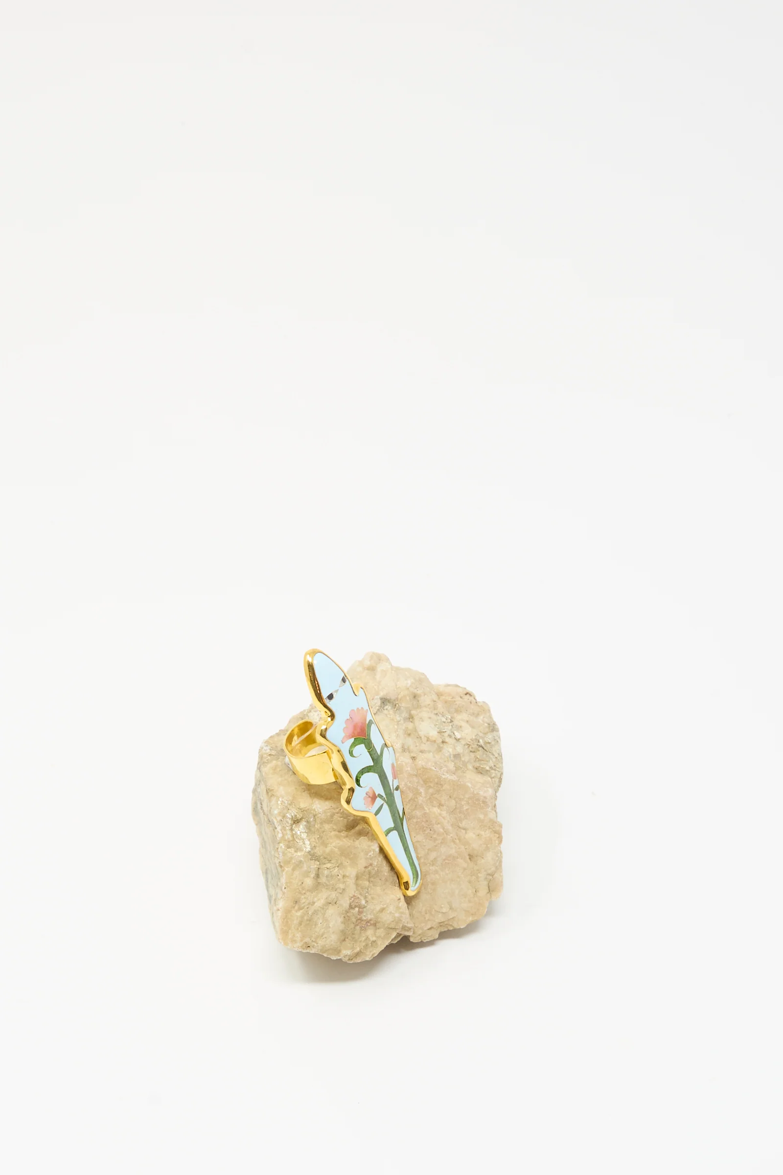 Alligator Ring in Blue - Image 3