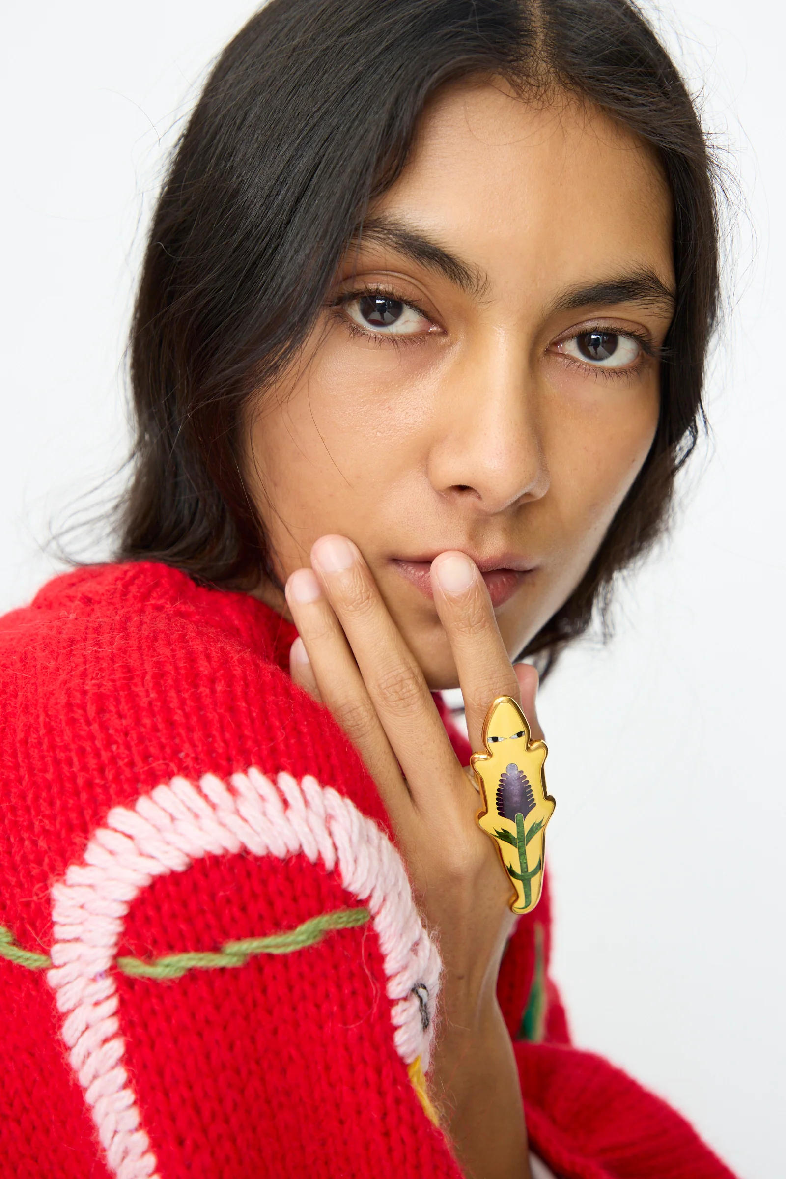 Alligator Ring in Yellow - Image 4