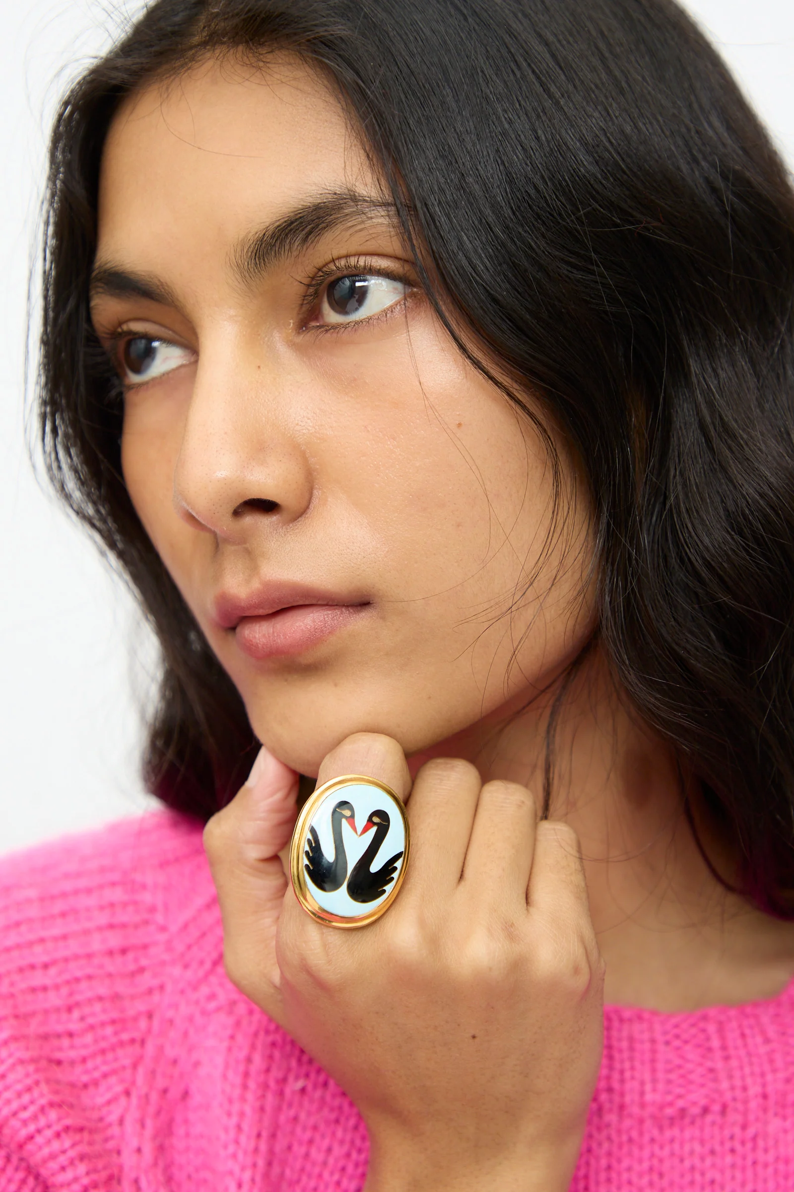 Black Swan Ring