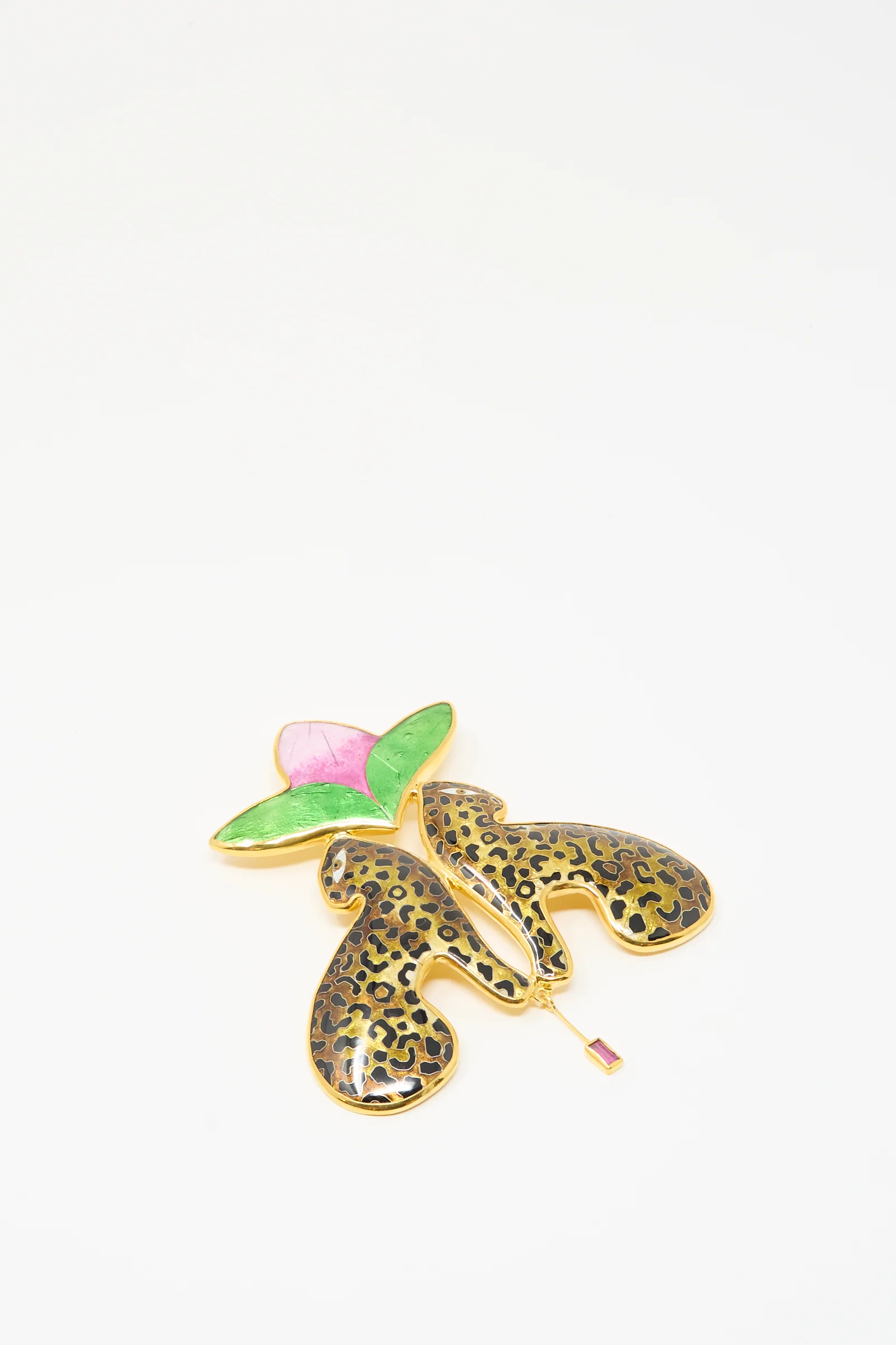 Leopard and Flower Pendant - Image 5