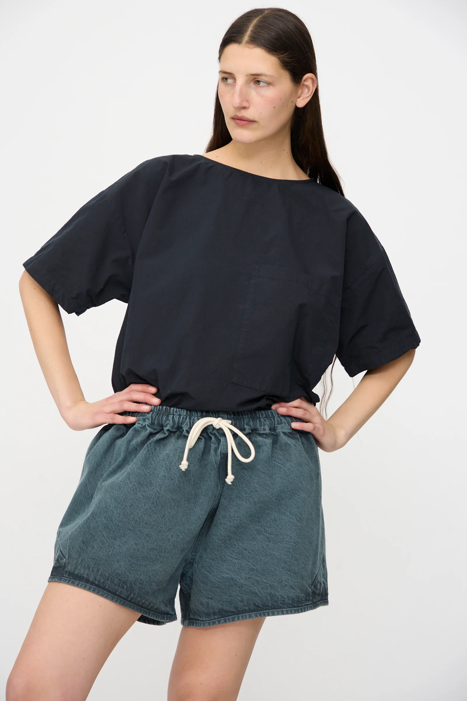 Schulz Shorts in Bluestone - Image 4