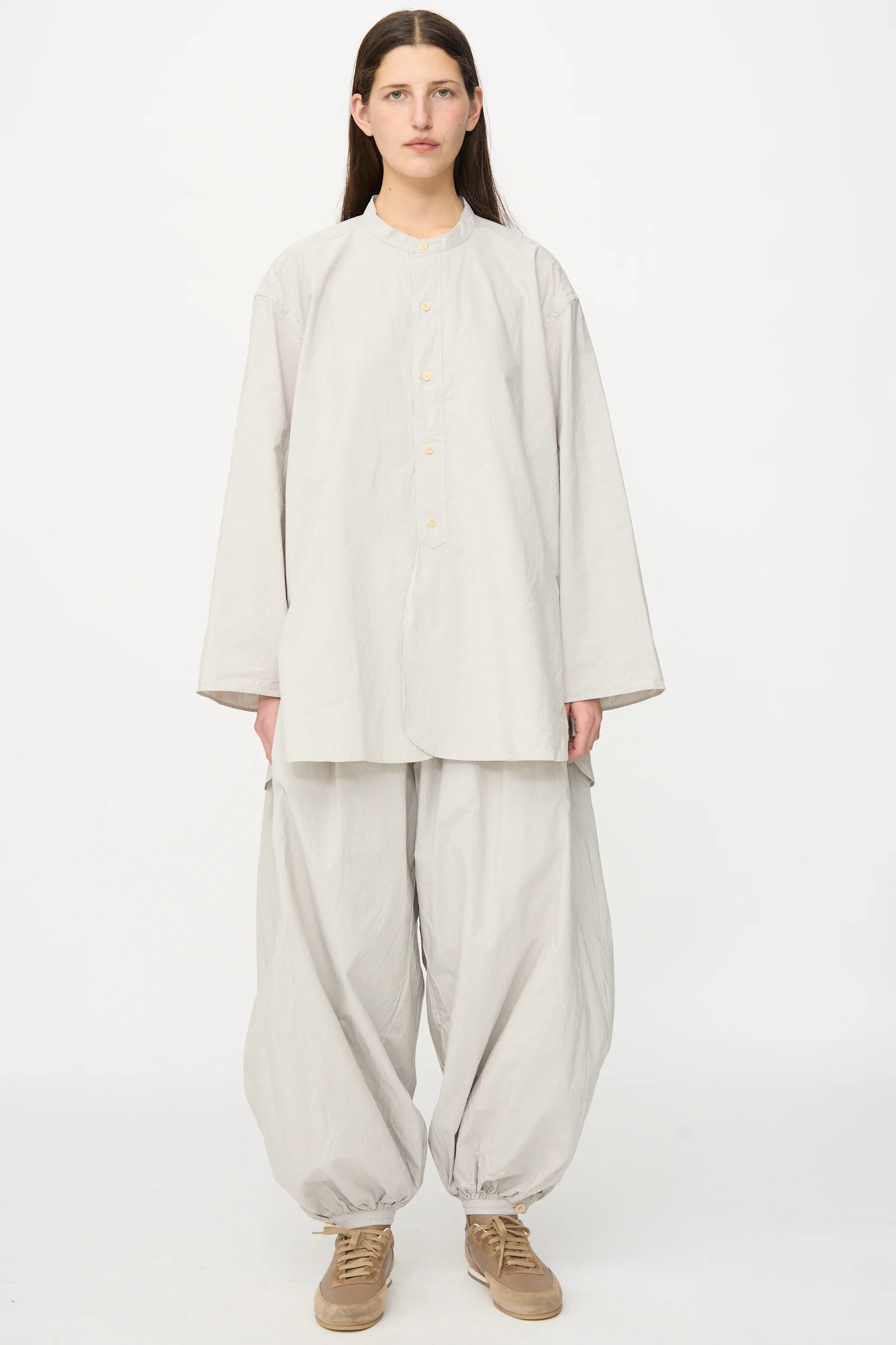 Tamou Trousers in Dusty Stripe Fine - Image 4