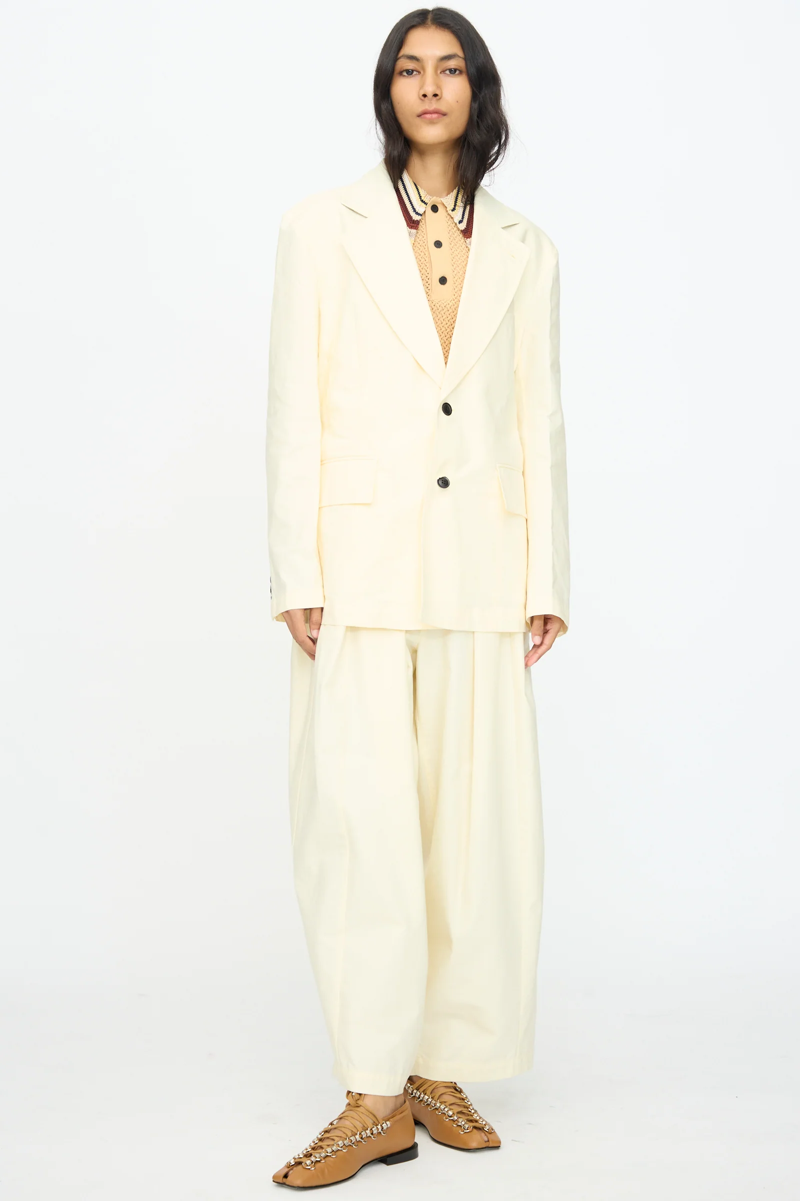 Cotton Ox Jacket in Off White - Image 6