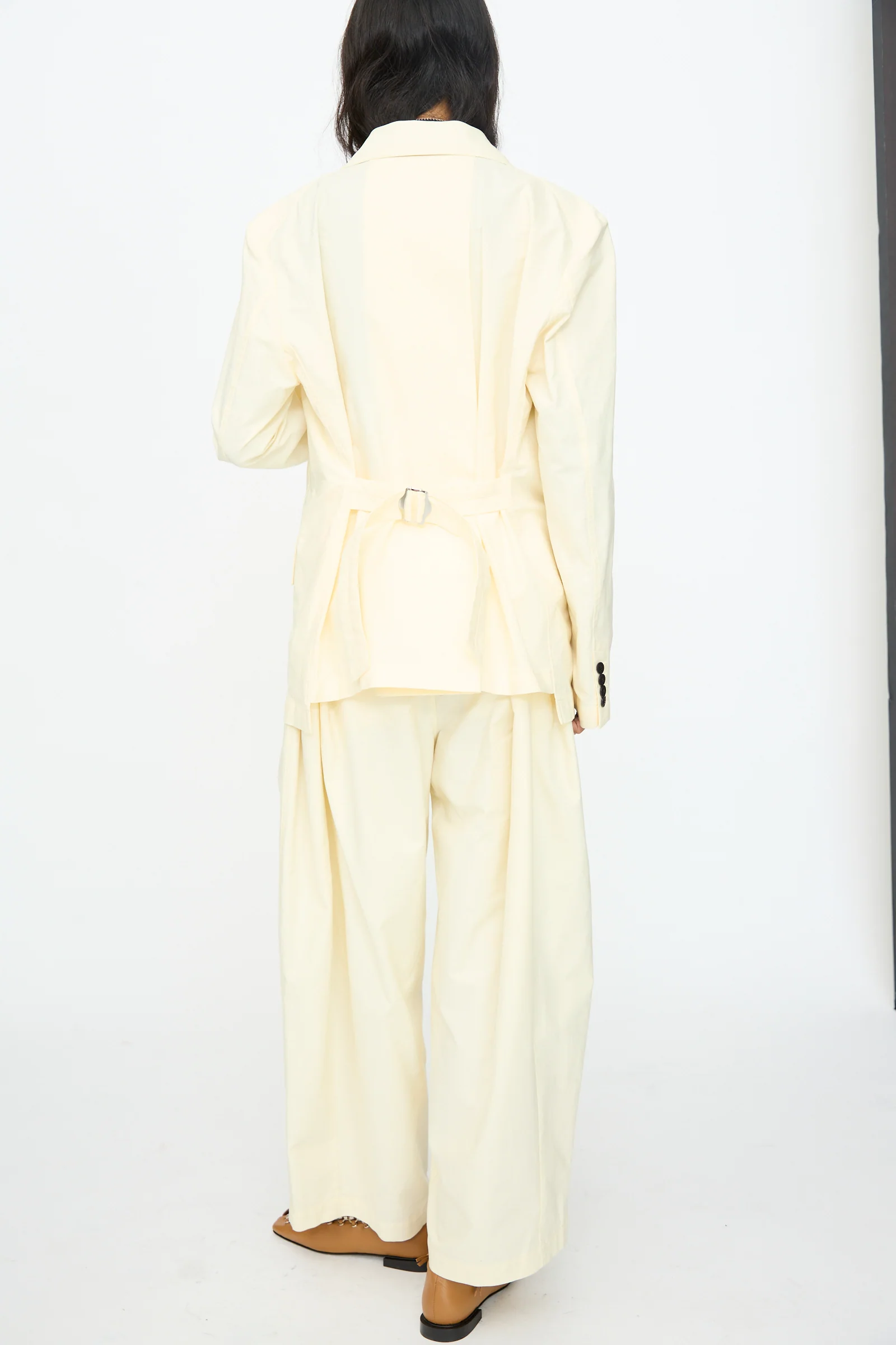 Cotton Ox Jacket in Off White - Image 8