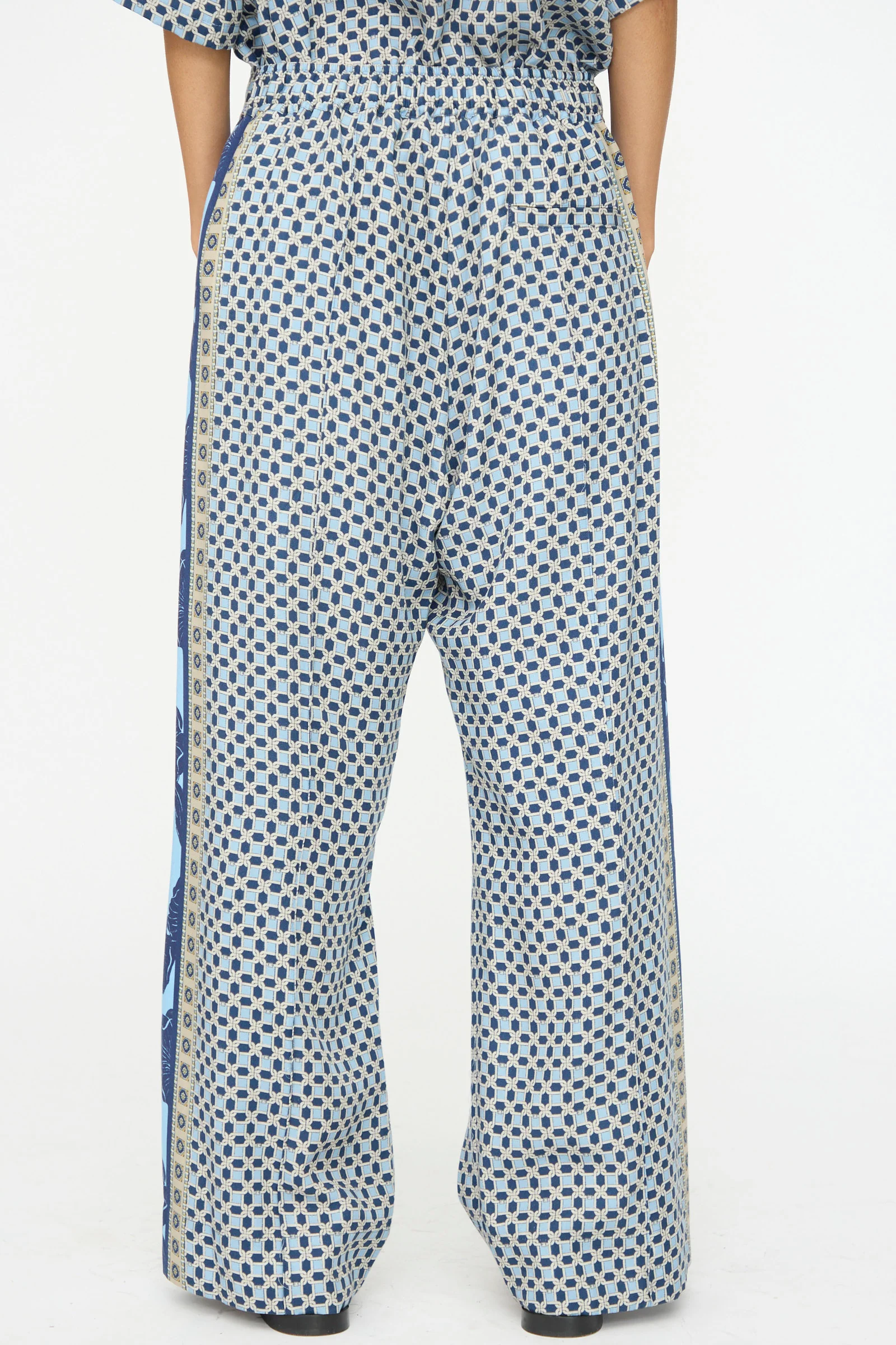 Inner Print Pant in Light Blue - Image 6