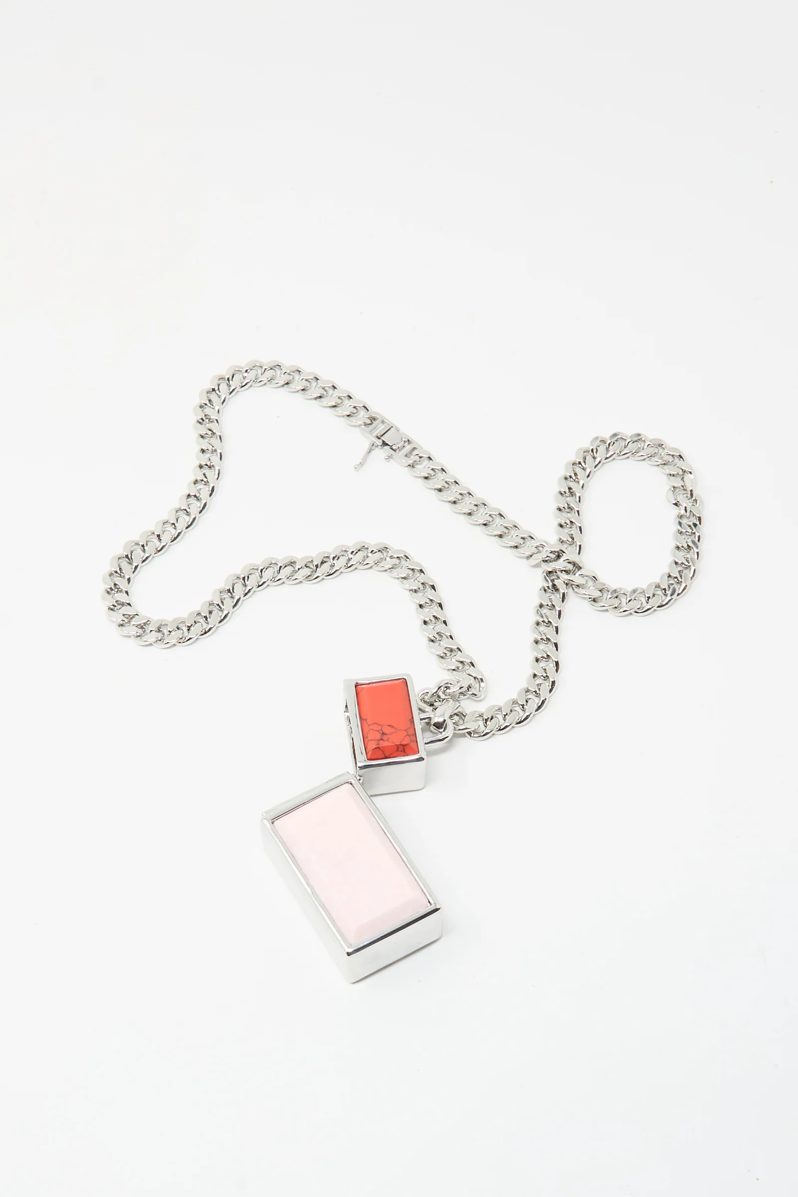 Pill Case Necklace in Light Pink - Image 3