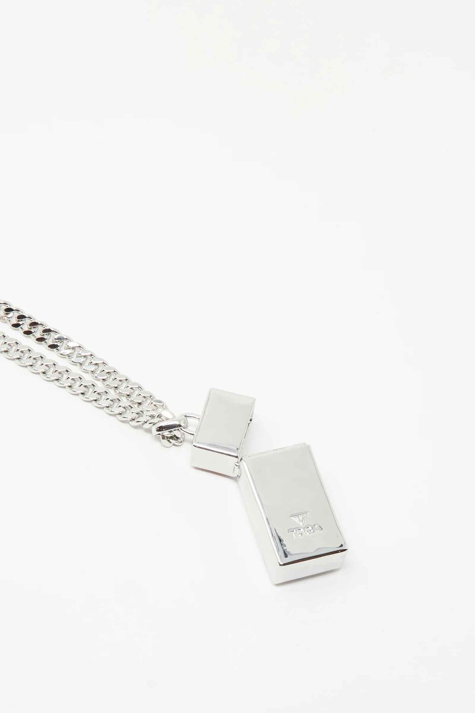 Pill Case Necklace in Light Pink - Image 8