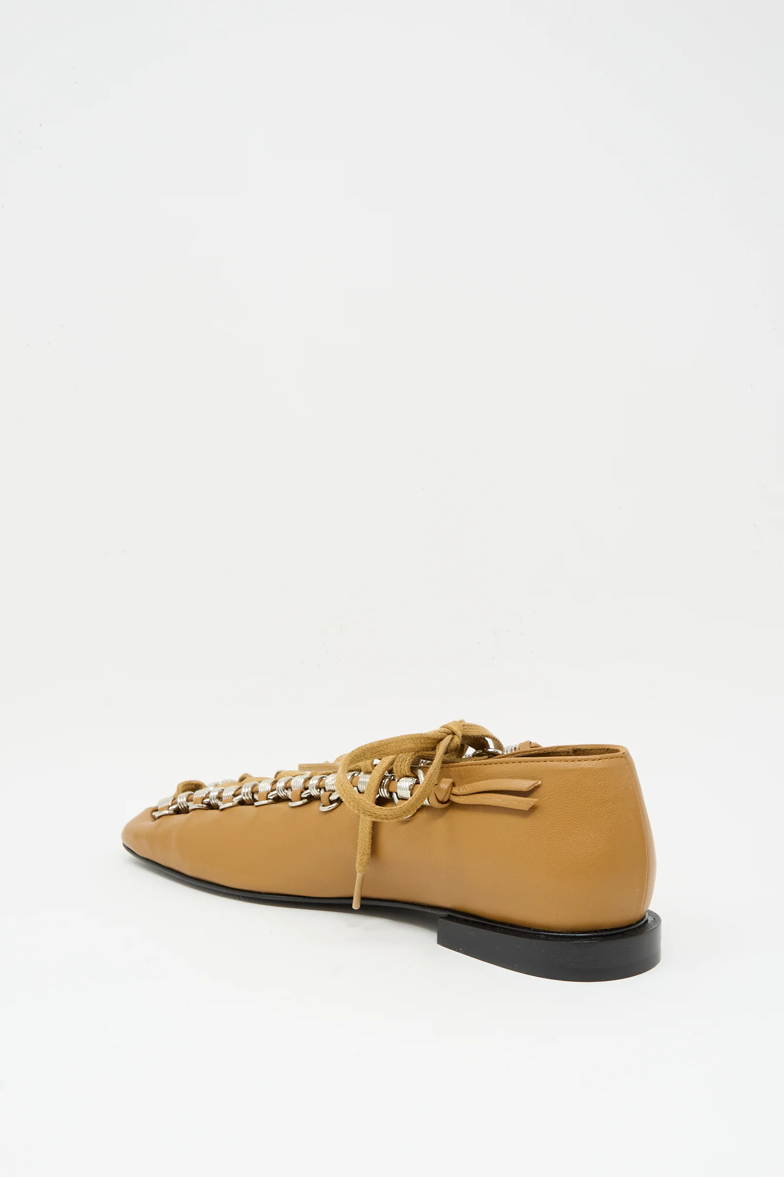 Soft Leather Shoe in Tan - Image 3