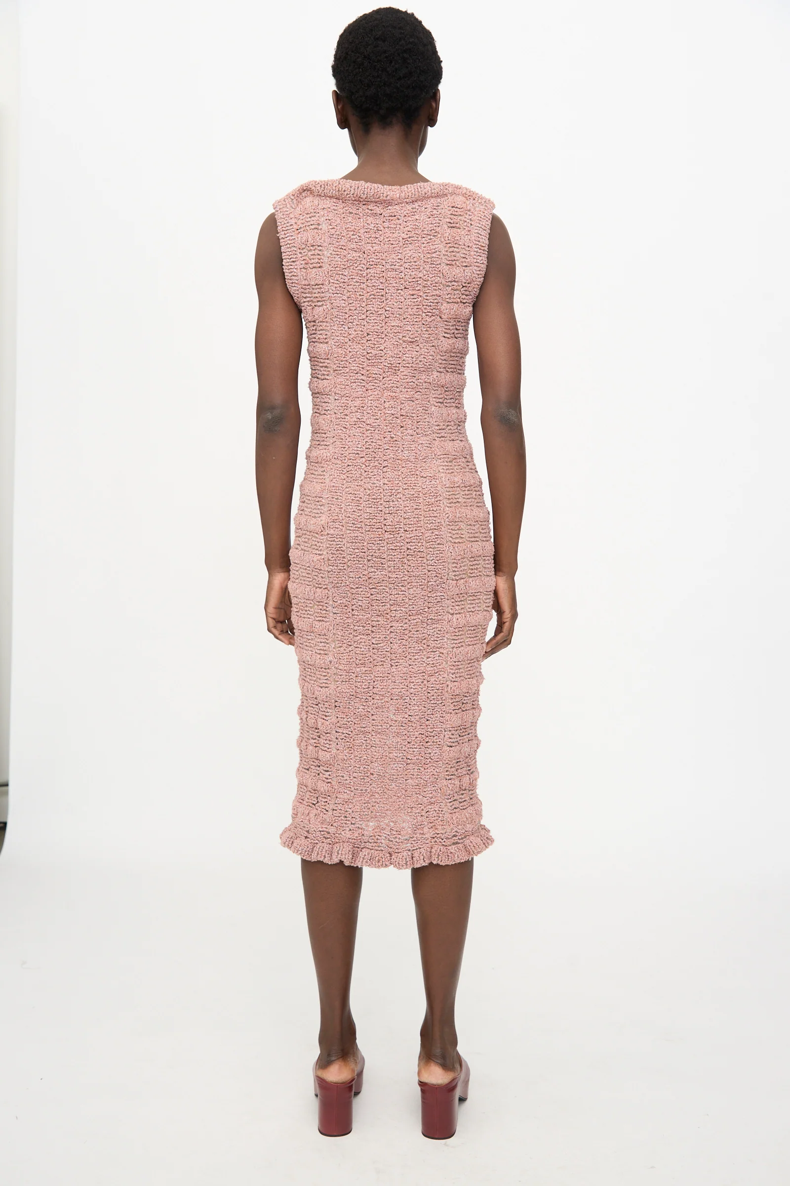 Smock Knit Dress in Dusk - Image 7