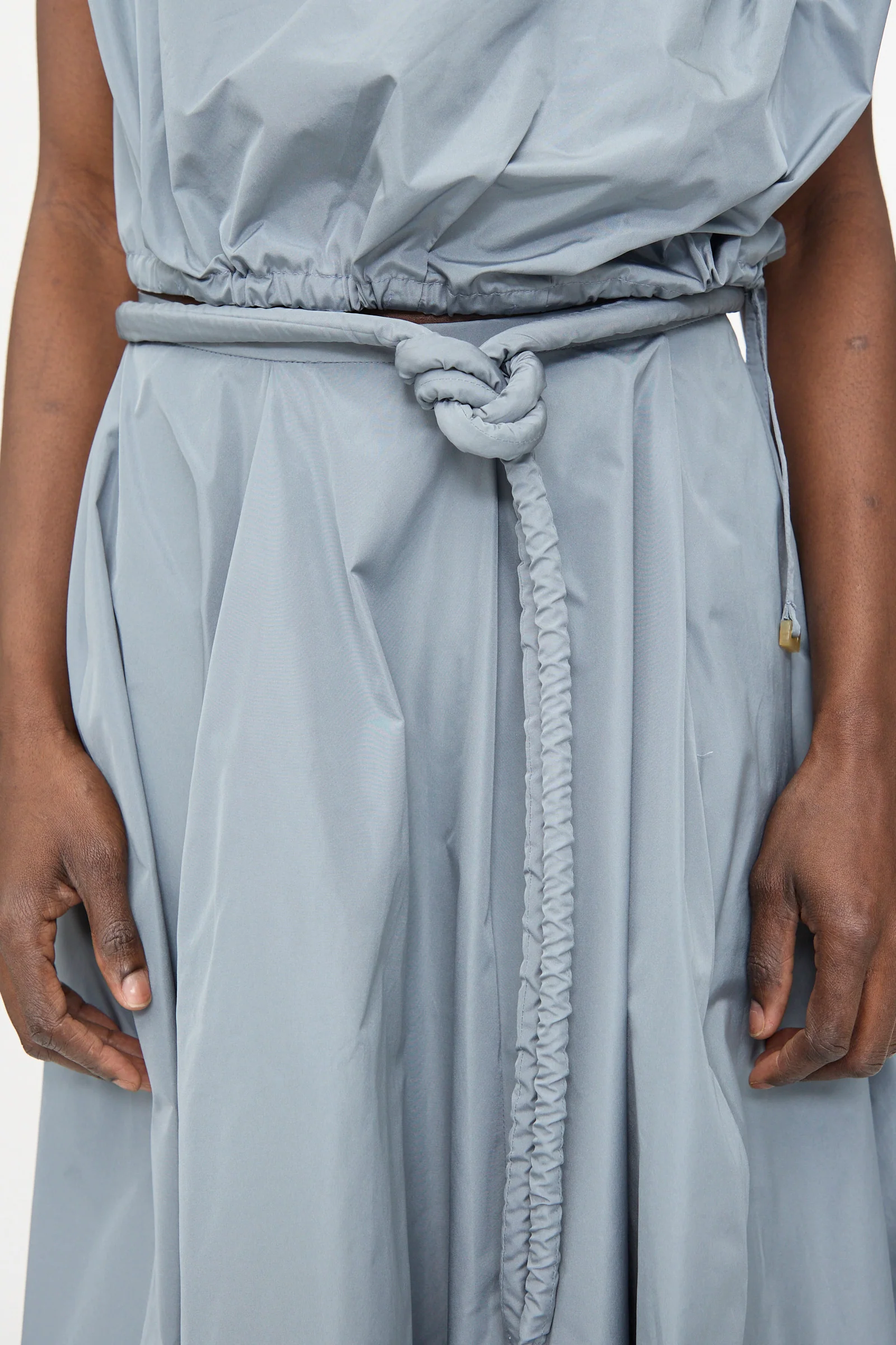 Taffeta Skirt in Storm - Image 3
