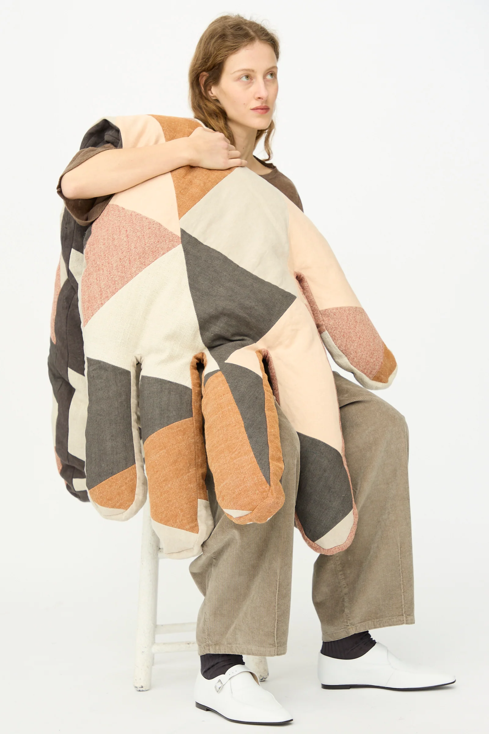 Sonia Delaunay Tissu Simultané Giant Hand Bolster I