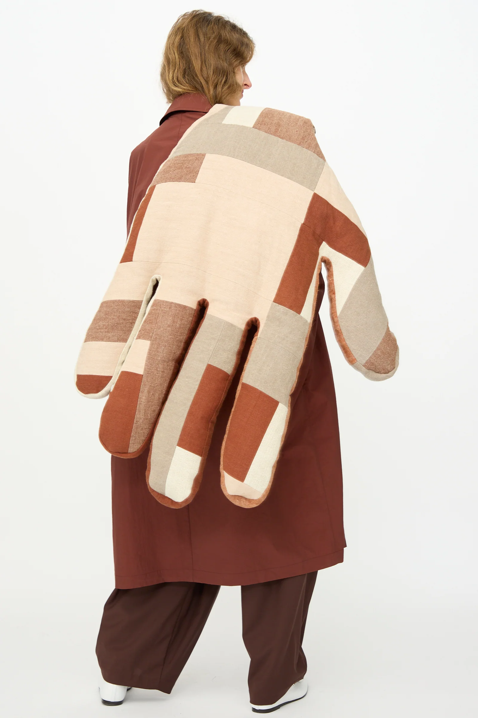 Sonia Delaunay Tissu Simultané Giant Hand Bolster II - Image 4