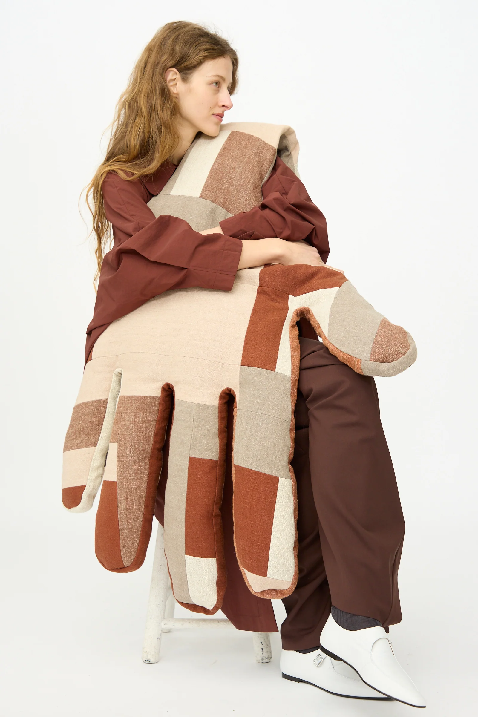 Sonia Delaunay Tissu Simultané Giant Hand Bolster II - Image 5