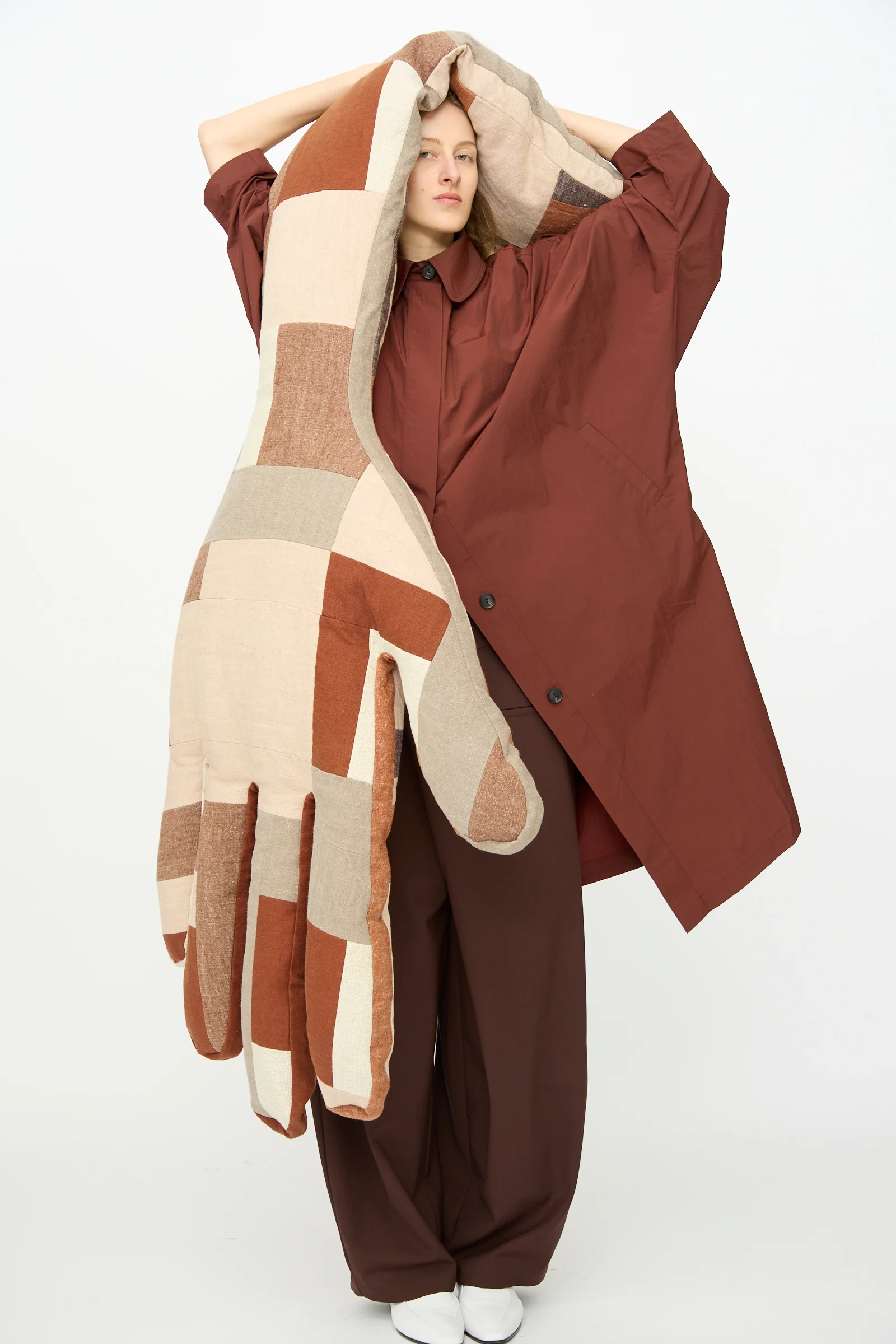 Sonia Delaunay Tissu Simultané Giant Hand Bolster II - Image 8